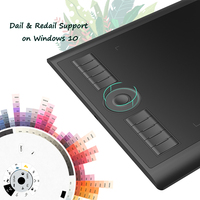 GAOMON M10K PRO 10*6.25 ''tablica do pisania tabletu graficznego z 8192 ciśnieniowym akumulatorem-bezpłatna obsługa rysika z funkcją OTG 3